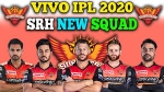IPL 2020 SRH